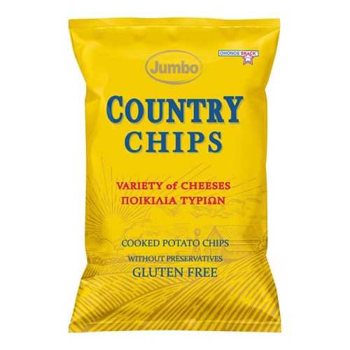 Jumbo Country Chips Ποικιλία Τυριών 150g