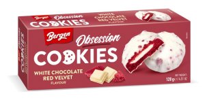 Obsession Cookies Red Velvet Bergen 128g