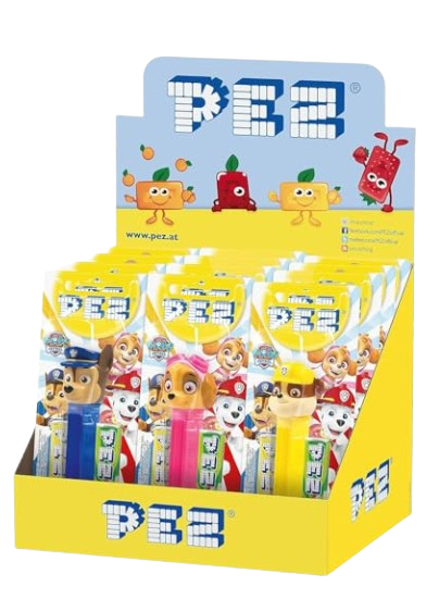 Paw Patrol Nintendo Pez Καραμέλες με Dispenser 8.5g 12τεμ