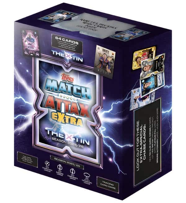 Topps UCC Champions League Match Attax EXTRA 2025/26 THE X TIN