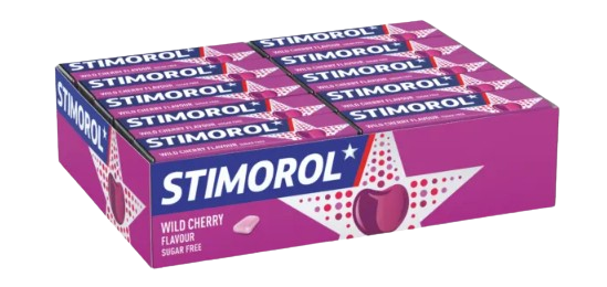Stimorol Wild Cherry Τσίχλα Display 30τεμ