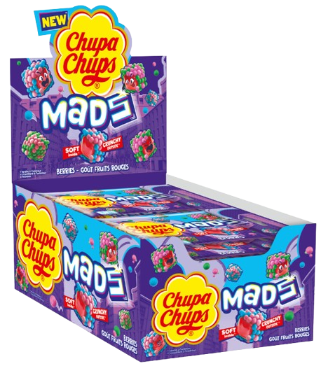 Chupa Chups Berries Mads Ζελεδάκια 12x45g
