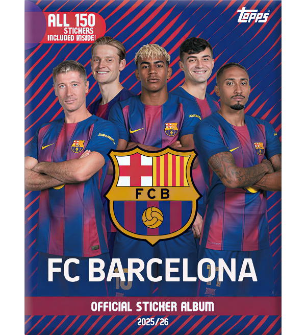 Barcelona 2025/26 Official Sticker Topps Album Set