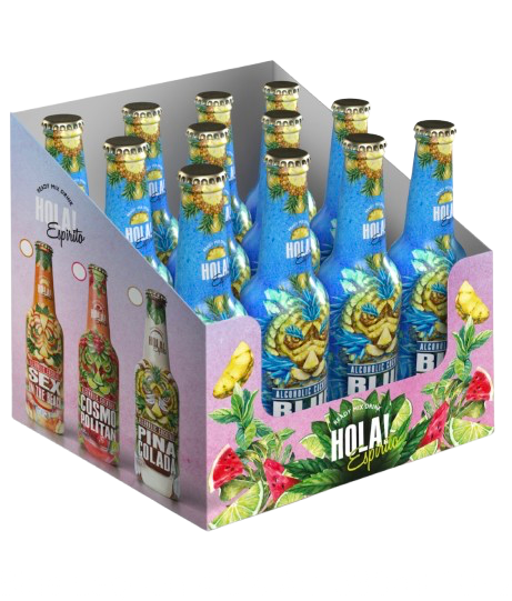 Hola Cocktail Blue Lagoon 4.5% Alc 330ml 10+2 Δώρο