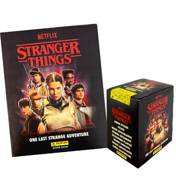 Combo Stranger Things 2026 Stickers Panini 36 Φακελάκια + Album