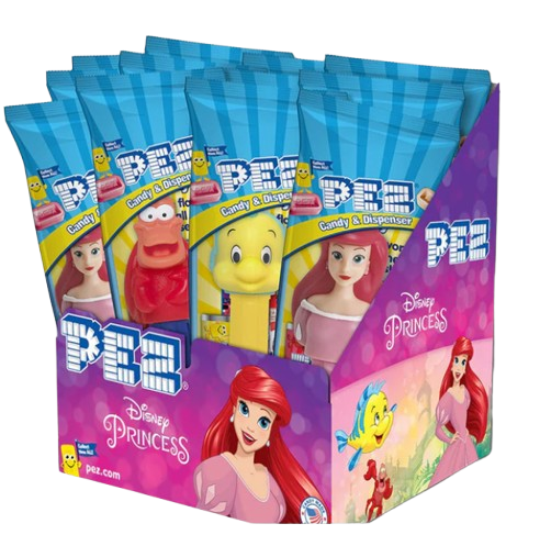 Mermaid Pez Καραμέλες με Dispenser 8.5g 12τεμ