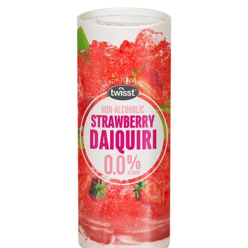 Twisst Strawberry Daiquiri Non Alcoholic Cocktail 240ml