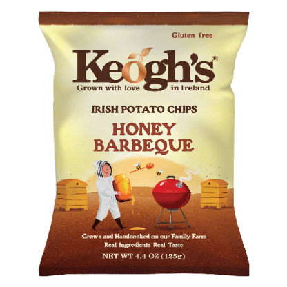 Keogh's Irish Chips Honey Barbeque 125gr