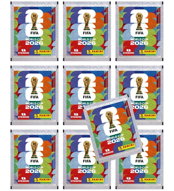 FIFA World Cup 2026 Sticker Collection Αυτοκόλλητα 10 Φακελάκια