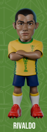 Rivaldo Brazil Φιγούρα Minix 12cm