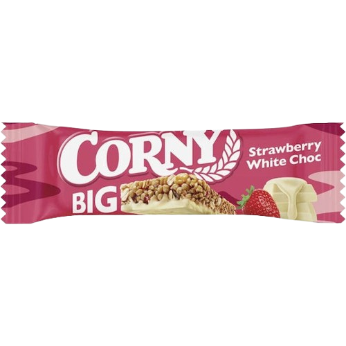 Corny Big Strawberry White Choc Μπάρα Δημητριακών 50gr