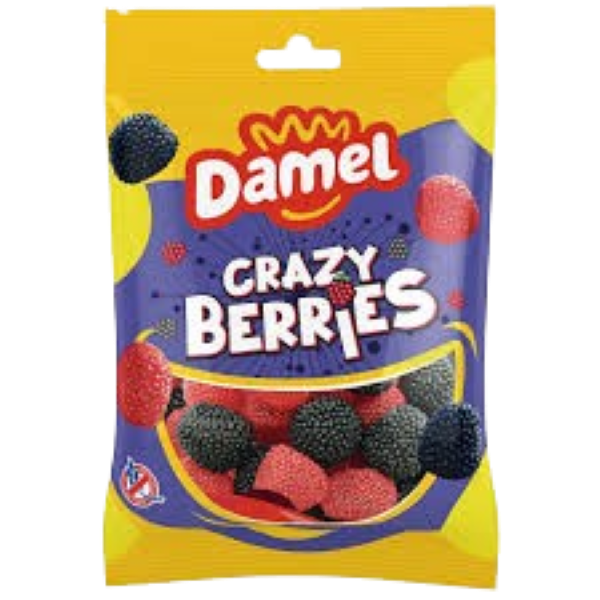 Damel Crazy Berries Sugar Free Ζελεδάκια 80g