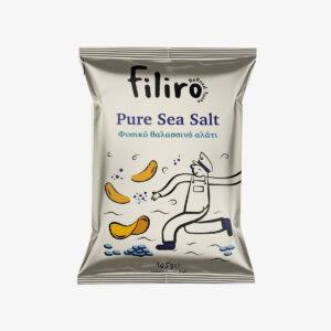 Filiro Chips Με Φυσικό Θαλασσινό Αλάτι 105g