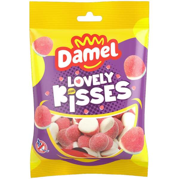 Damel Lovely Kisses Sugar Free Ζελεδάκια 80g