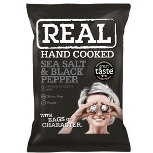 Real Chips Sea Salt Black Pepper 150g