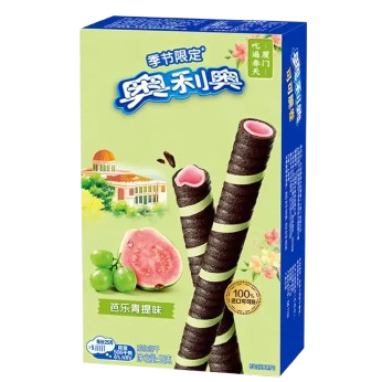 Oreo Cocoa Crisp Roll Guava & Green Grape ASIA 50g