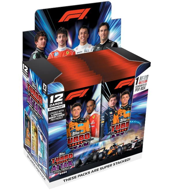 Topps F1 Turbo Attax 2026/7 Trading Cards Box With 24 Packets