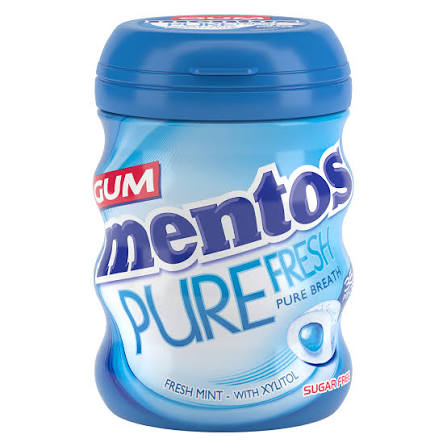 Mentos Pure Fresh Big Bottle Fresh Mint 90gr 6τεμ