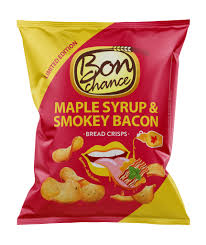 Bon Chance Maple Syrup & Smokey Bacon Bread Crips 120g