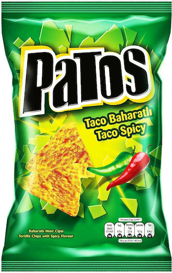 Patos Taco Spicy Tortilla Chips Pizza 110g
