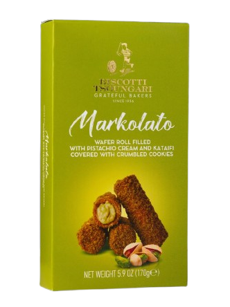 Markolato Biscotti Tsoungari Γκοφρετάκι με Κρέμα Φυστίκι & Κανταϊφι 170g