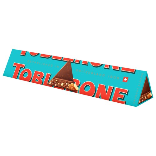 Toblerone Crunchy Almonds Σοκολάτα Γάλακτος Καραμελωμένα Αλατισμένα Αμύγδαλα 100g