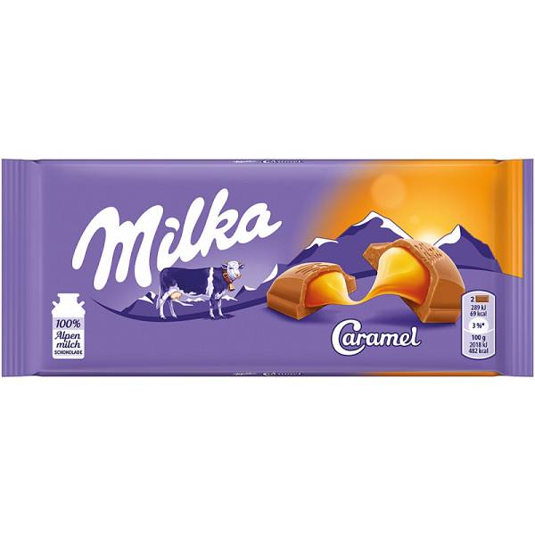 Milka Σοκολάτα Γάλακτος Caramel 100gr