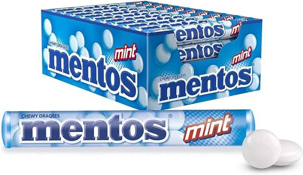 Mentos Καραμέλες Μέντα 38gr 40τεμ