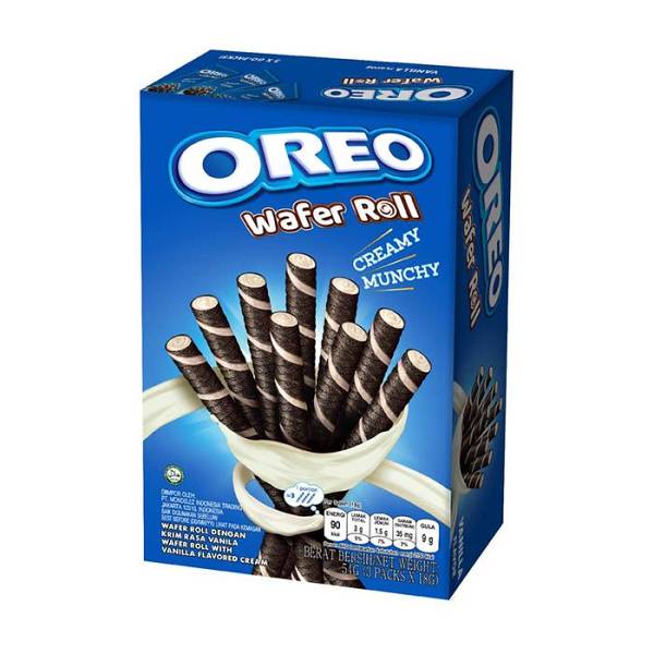 Oreo Wafer Roll Vanilla 54g