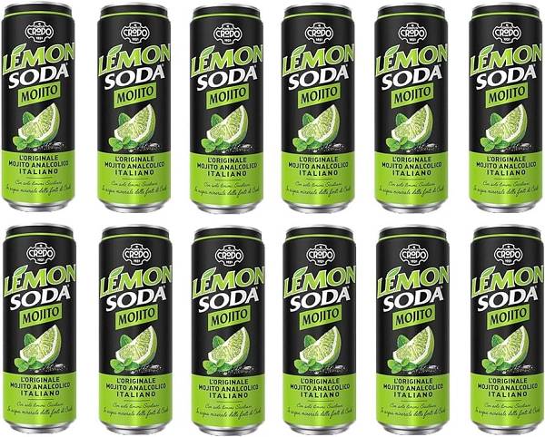 Fonti Di Crodo Lemon Soda Mohito 24x330ml