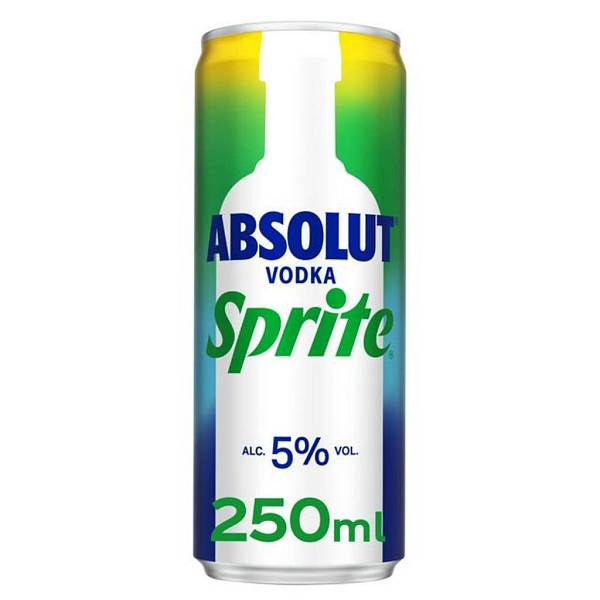Absolut Vodka Sprite Alc.5% 250ml