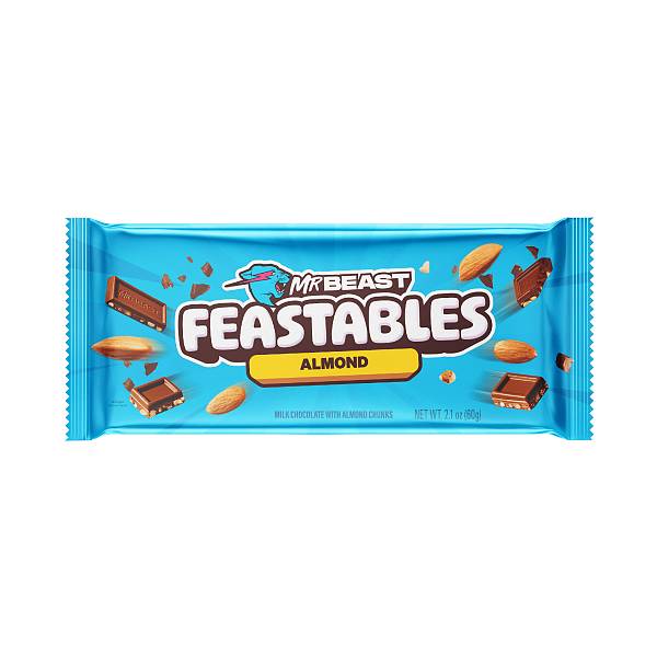 Feastables Mr Beast Almond Bar Σοκολάτα 60gr