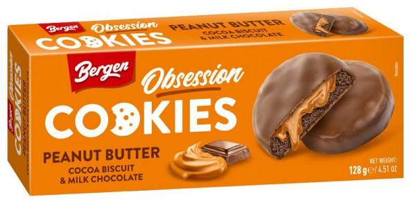 Obsession Cookies Peanut Butter Bergen 128g