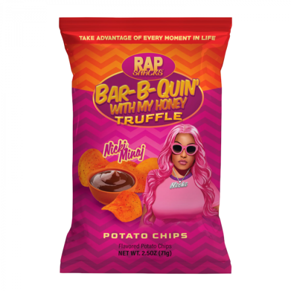 Rap Snacks Nicki Minaj Πατατάκια με Γεύση BBQ Honey 71g