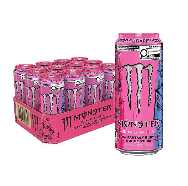 Monster Ultra Fantasy Ruby Red Energy Drink 12x473ml