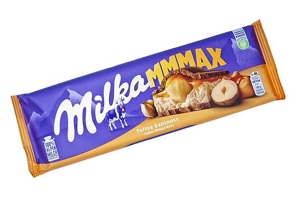 Milka MMMAX Toffee Wholenuts Σοκολάτα 300g