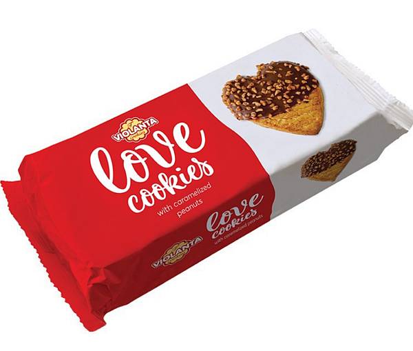 Βιολάντα Love Cookies Με Καραμελώμενα Φιστίκια 180g