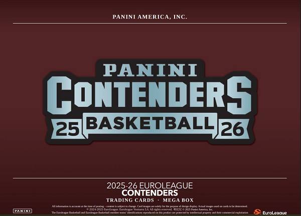 Panini Euroleague Contenders Basketball 2025/26 Mega Box
