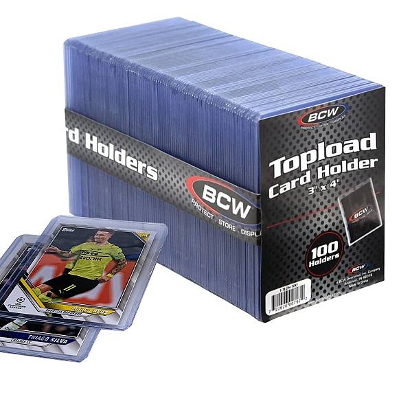 BCW Topload Card Holder Θήκη κάρτας 3x4 100τεμ