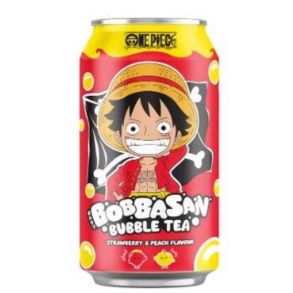 Ultra Ice Tea Bubble Tea One Piece Peach & Strawberry 320ml