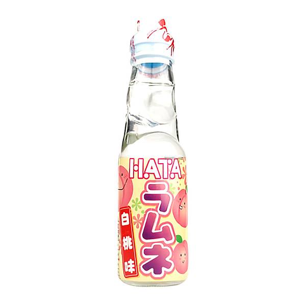 Hatakosen Ramune Soda Γιαπωνέζικο Αναψυκτικό White Peach 200ml