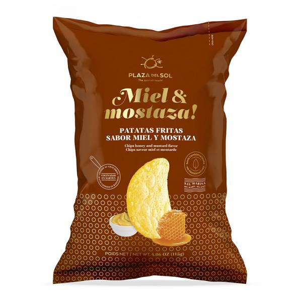 Plaza Del Sol Chips Με Γεύση Μουστάρδα Μέλι SPAIN 115g