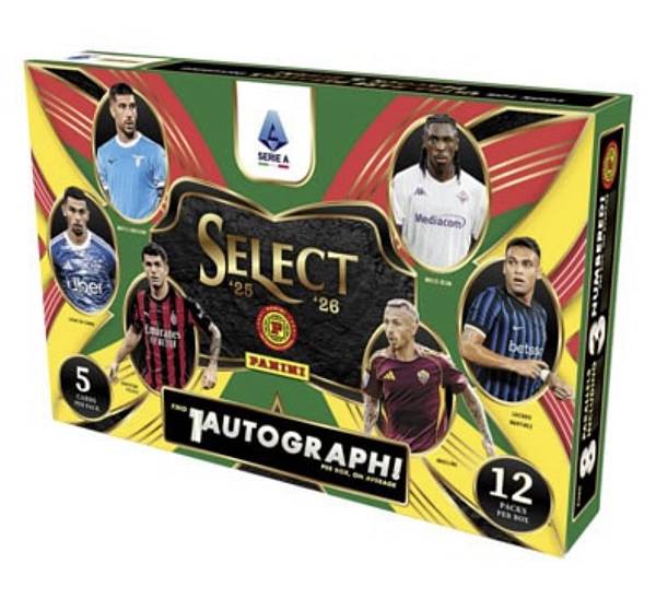 Serie A Select Panini Soccer 2025/26 International Hobby Box