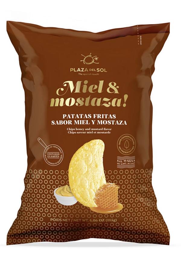 Plaza Del Sol Chips Με Γεύση Μουστάρδα Μέλι SPAIN 115g