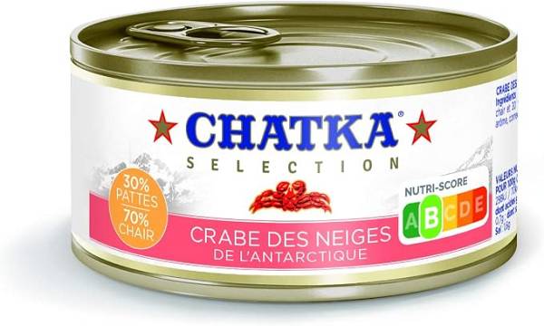 Chatka Crabe royal de l'Antarctique 30% Legs 180g