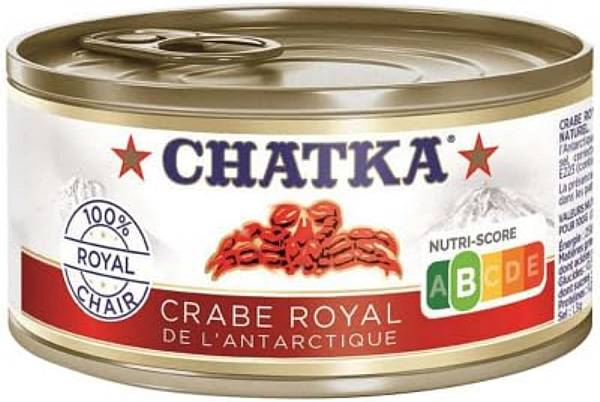 Chatka Crabe royal de l'Antarctique 100% Ψίχα Βασιλικό Καβούρι 170g