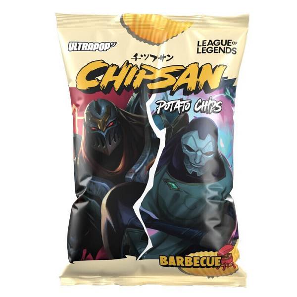 Ultrapop Chipsan League Of Legends BBQ 110g