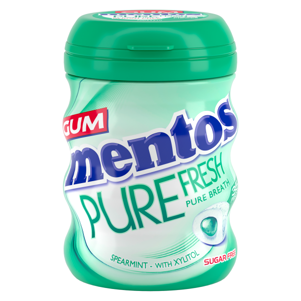 Mentos Pure Fresh Big Bottle Spearmint 90gr 6τεμ
