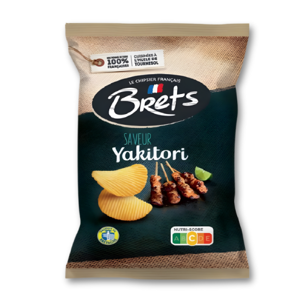 Brets Le Chipsier Francais Πατατάκια με Γεύση Yakitori 125g