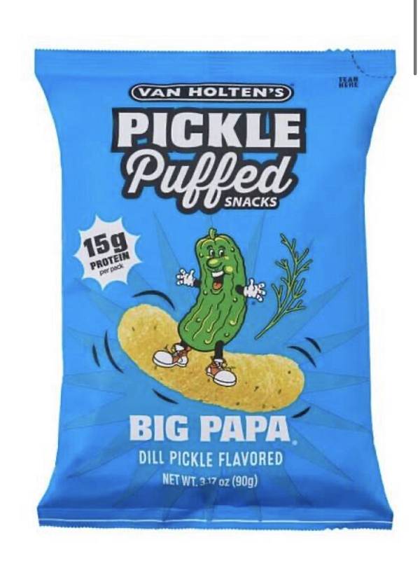 Van Holten's Pickle Puffed Snacks Big Papa 90g